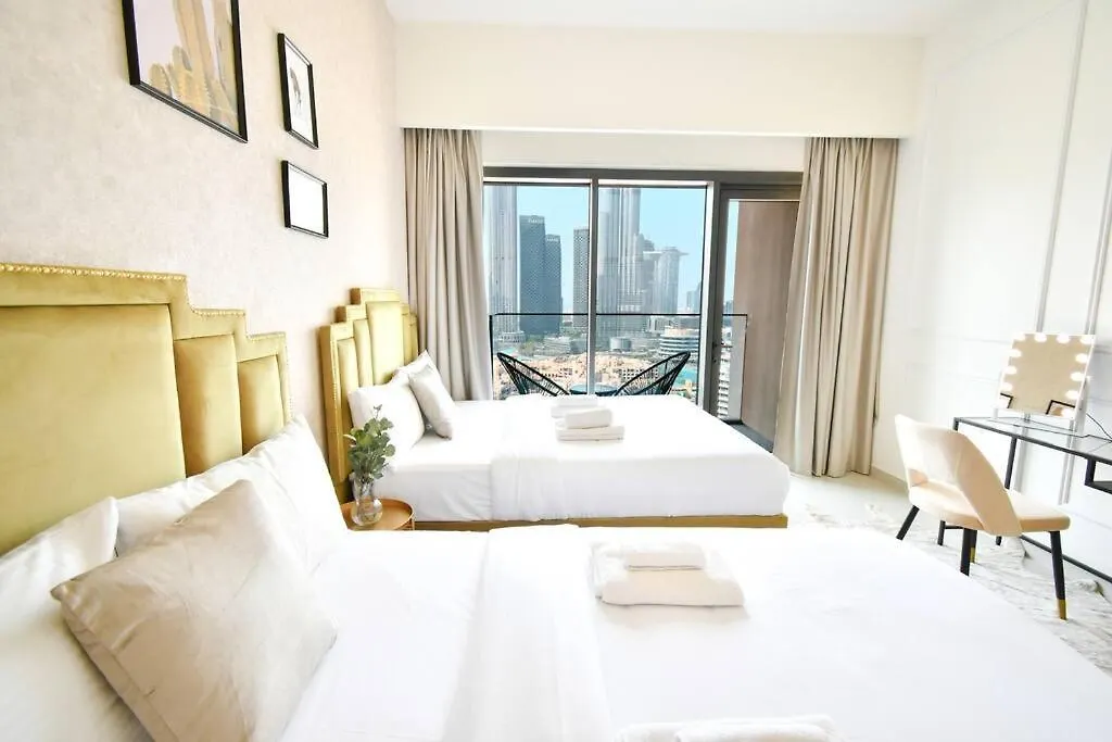 Cinematic&Chic Burj Khalifa &Fountain View 2Br Apt Dubai