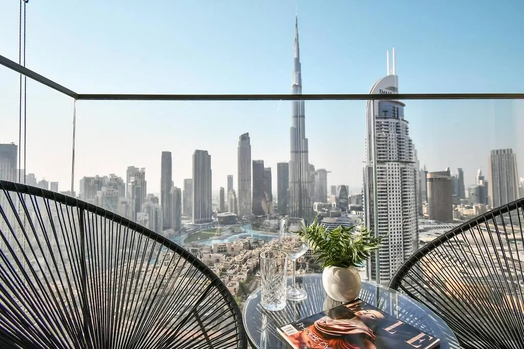 Apartment Cinematic&Chic Burj Khalifa &Fountain View 2Br Apt Dubai
